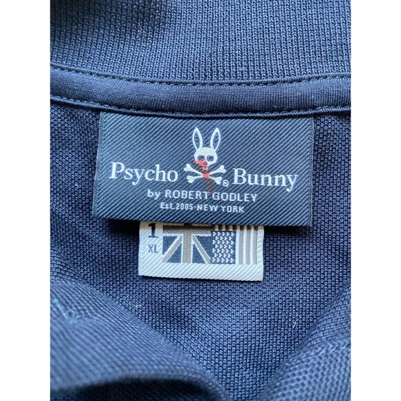 Psycho Bunny Men’s BT Classic Polo 1XL Navy NWT - Picture 2 of 7
